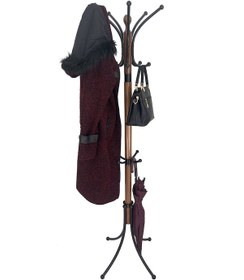 Resim Tolunay Portmanto Ayaklı Askılık - Boyalı Yonca Model 