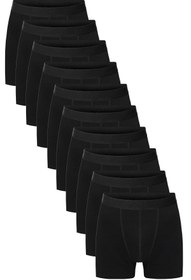 Resim BLACK SWALLOW Erkek 10'lu Paket Likralı Pamuklu Boxer 