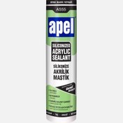 Resim Apel 500 g Silikonize Akrilik Mastik Siyah Apel 