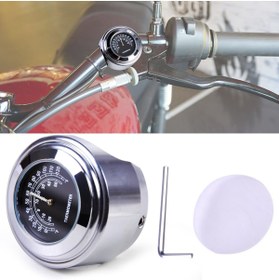 Resim Müstesna Termometre Gidon Aksesuar Motosiklet Motor Termometre Manuel Pilli Su Geçirmez 