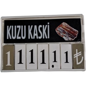 Resim Yamani Display 10,lu Fiyat Kaseti Beyaz Renk (120X80) (kasap Etiketi ) 