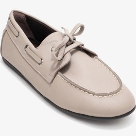 Resim Luvishoes Luvi Shoes Serelıs Taş Cilt Hakiki Deri Bağcıklı Kadın Loafer Ayakkabı Taş 