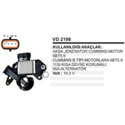 Resim Konjektor 12V Delco Aksa Jenerator Cummins 11Si 504632240 