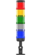 Resim Mesan Ø66 5 Kat Modüler Işıklı Kolon Multi Led Devrilme Aparatlı 24vac/dc Ms 82650.1.3.2.5.24vac/dc 