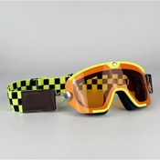 Resim Willowhaven Newest F Retro Motocross Motorcu Gözlüğü Green Rüzgar Ve Toz Geçirmez Hd Lens 