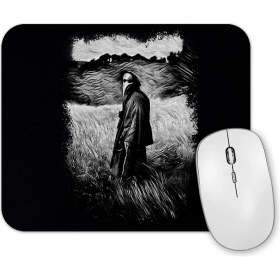 Resim Baskı Dükkanı Creepy Plague Doctor Hermetic Mouse Pad 