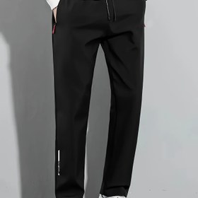 Resim Erkekler Hafif Hızlı Kuruyan Spor Pantolon - Solunabilir Çok Fonksiyonlu Fermuar Detayı, Erkekler için İdeal Hediye, Polyester 100%, Tek Renk, Kemer Yok, Normal Beden, Dokuma, 110g/m² Kumaş Ağırlığı, Outdoor Spor & Günlük Giyim İçin 