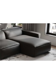 Resim hoom concept ORLANDO DERİ ÜÇLÜ ÇİFT KÖŞELİ KOLTUK 