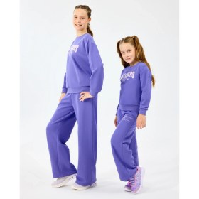 Resim Skechers G Lw Fleece Sweatpant Büyük Kız Çocuk Mor Eşofman Altı Sk2520004-3996 