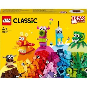 Resim LEGO® Classic Yaratıcı Canavarlar 11017 4+ Yaratıcı Oyuncak Yapım Seti - 140 Parça 