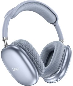 Resim hoco. W35 Air Tri-Umph Aux Destekli Bluetooth Kablosuz Kulaklık - Mavi 