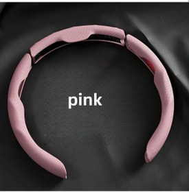 Resim Elmpaly Pembe 3'lü Paket Fit Napa Pu Deri Direksiyon Kılıfı Kaymaz Ter Emici Dayanıklı Pembe Üçlü Paket 