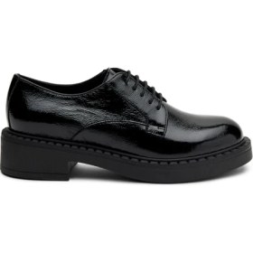 Resim Frau Kadın Oxford/ayakkabı 97U1 Frau Naplack Lace-Up Nero 