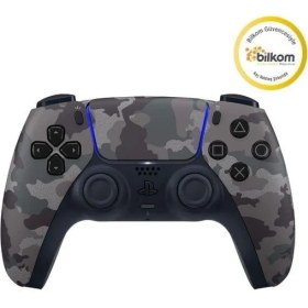 Resim Sony Playstation 5 Dualsense Controller Grey Camo (Bilkom Garantili) 
