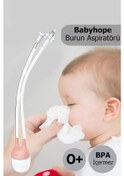 Resim Babyhope Esp-923 Bebek & Çocuk Burun Aspiratörü 0-10 Yaş Uyumlu Temizleme Cihazı Pembe 