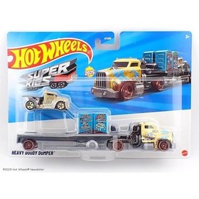 Resim Mattel Hotwheels Taşıyıcı Tırlar Heavy Doody Dumper Bdw51 Jcm45 Çok Renkli 
