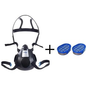 Resim Drager X-Plore 3500 Yarım Yüz Maskesi + A2 Filtre 