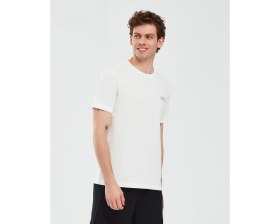 Resim Skechers Graphic T-Shirt M Short Sleeve Erkek Kırık Beyaz Tshirt S241054-102 