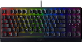 Resim Razer BlackWidow V3 Tenkeyless (Yeşil Anahtar) - Kompakt Mekanik Oyun Klavyesi (Tıklanabilir Mekanik Anahtarlar, Kompakt Form Faktörü, Tamamen Programlanabilir Tuşlar) US-Düzeni | Siyah 