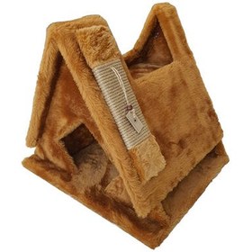 Resim Botar Premium Tırmalamalı Kedi Evi – Camel 