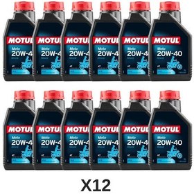 Resim Moto 20w-40 4t Mineral Motosiklet Yağı 1 L 1 Koli 12 Adet 