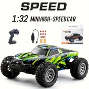 Resim 1:32 Ölçekli RC Araba, Maksimum Hız 20 km/saat, 2.4GHz Yüksek Hızlı Her Araziye Uygun Elektrikli Oyuncak Araba, Erkek ve Kız Çocukları İçin İdeal Hediye, Noel Hediyesi 