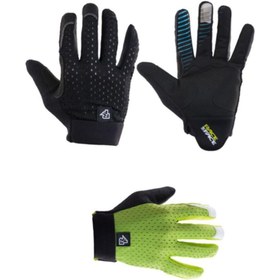 Resim Race Face Stage Uzun Parmak Eldiven Yeşil L 