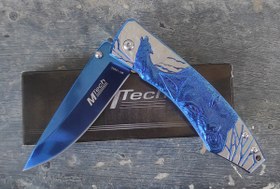 Resim Mtech MT-1005 gravürlü metal kabza çakı - MT-1005C 