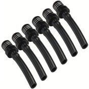 Resim Hightower 6 Adet Siyah Benzin Kapağı Vantilasyon Hortumu Universal Dirt Pit Bike Atv 