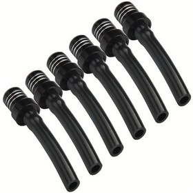 Resim Hightower 6 Adet Siyah Benzin Kapağı Vantilasyon Hortumu Universal Dirt Pit Bike Atv 