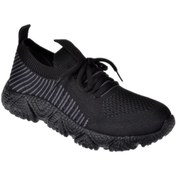 Resim pullman Triko Kadın Spor Ayakkabı PLM-34504 SİYAH 