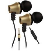 Resim Snopy SN-J02 Thunderbird Mobil Telefon Uyumlu Taşıma Çantalı Kulak içi Siyah/Gold Mikrofonlu Kulaklık 
