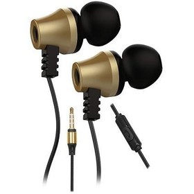 Resim Snopy SN-J02 Thunderbird Mobil Telefon Uyumlu Taşıma Çantalı Kulak içi Siyah/Gold Mikrofonlu Kulaklık 