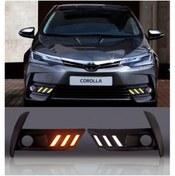 Resim beyaztuning Toyota Corolla 2016-2017-2018 Gündüz Ledli Sis Lambası Çerçevesi 