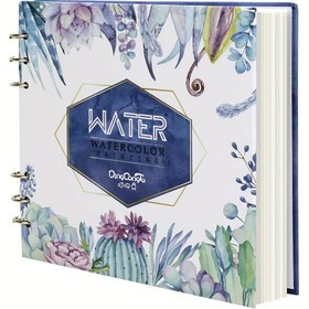 Resim Su Boyası Defteri - Su Boyası Kağıt Defteri 20 Sayfa, (300gsm) Ağır Kağıt | Gevşek Yaprak Bağlama, Düz Su Günlüğü 2 Boyut Seçeneği) 