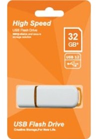 Resim Elba 32gb Plastik Beyaz-turuncu 3.2 Usb Flash Bellek 