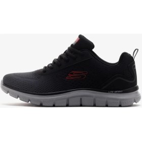 Resim Skechers Track Ripkent Memory Foam Hafızalı Taban Siyah Günlük Erkek Spor Ayakkabı 