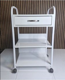 Resim Beyaz Çekmeceli Etejer 