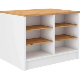 Resim Jane Mutfak Adası -100 Cm - Tezgah Dahil Beyaz 