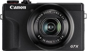 Resim Canon G7X Mark III Siyah Dijital Fotoğraf Makinesi 