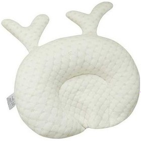 Resim Flybuy Yastık, Pamuklu Nefes Mengtuo Lateks Kalp Geyik Deseni Bebek Ayı Migren Önleyici Şekillendirme 