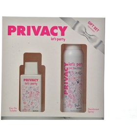 Resim Privacy Let's Party Kadın Parfüm EDT 100 ML + Sprey Deodorat 150 ML 