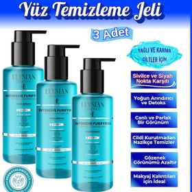 Resim Elysian Essence Yoğun Arındırıcı Yüz Temizleme Jeli 3'lü Set 