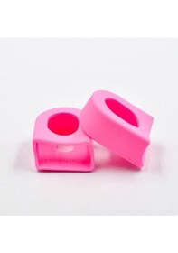 Resim Xbyc 0056 Bisiklet Aynakol Pedal Kolu Koruyucu Silikon Pvc Koruyucu Pembe 