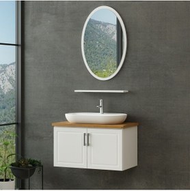 Resim Minar Sanya Banyo Dolabı 100cm As2k+1ea1r+tzg Beyaz 