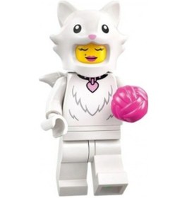 Resim Lego Minifigür 71051 Seri 28 - 02 Fluffy Cat Costume 