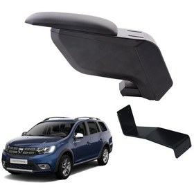 Resim Dacia Logan Mcv 2013 Delmesiz Çelik Ayaklı Siyah Kolçak Kol Dayama 