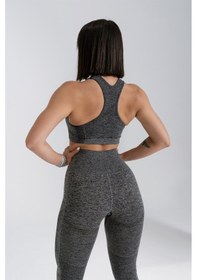 Resim Gymwolves Dikişsiz Spor Sütyeni Seamles Bras Siyah Enerji Serisi -siyah Siyah 