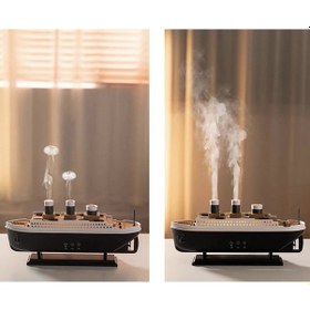 Resim Ls29 Titanic Hava Nemlendirici Aromaterapi Buhar Makinesi Masaüstü Tasarım Usb 