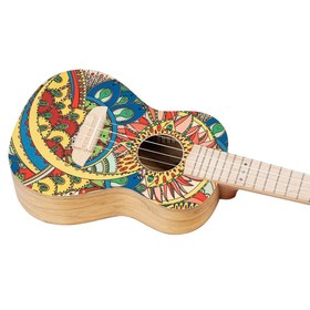 Resim Ortega RUAR-MI Art Series Concert Ukulele (Mystic India) 
